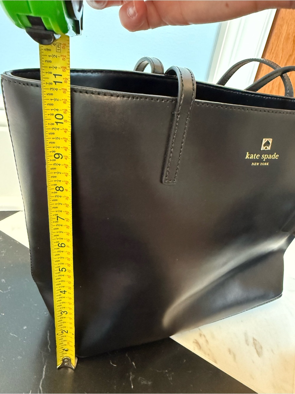 kate spade New York Black Leather Tote Bag - Picture 13 of 15